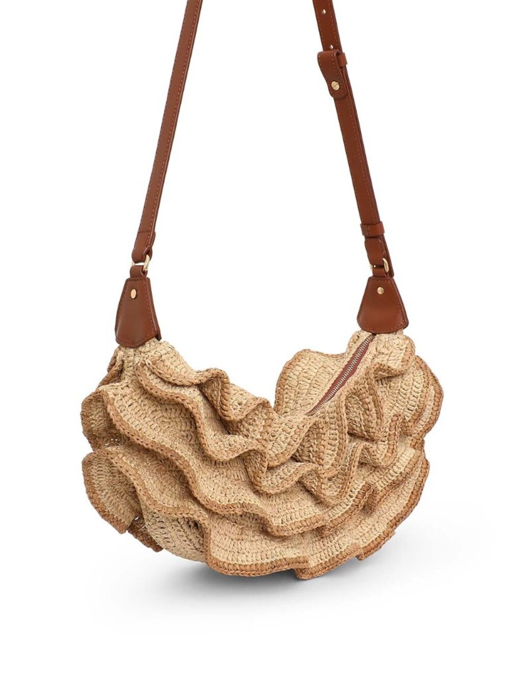 Goldentime Ruffle Shoulder Bag - Picture 3 of 3